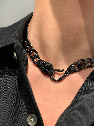 古巴灵蛇项链重工定制