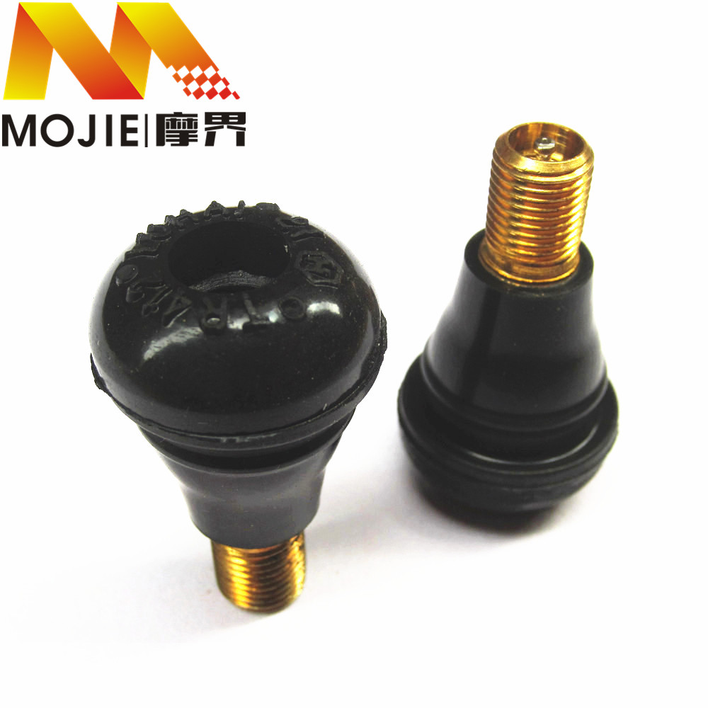 适用铃木锐爽EN125钻豹HJ125K银豹迪爽豪爵太子真空轮胎气嘴汽嘴