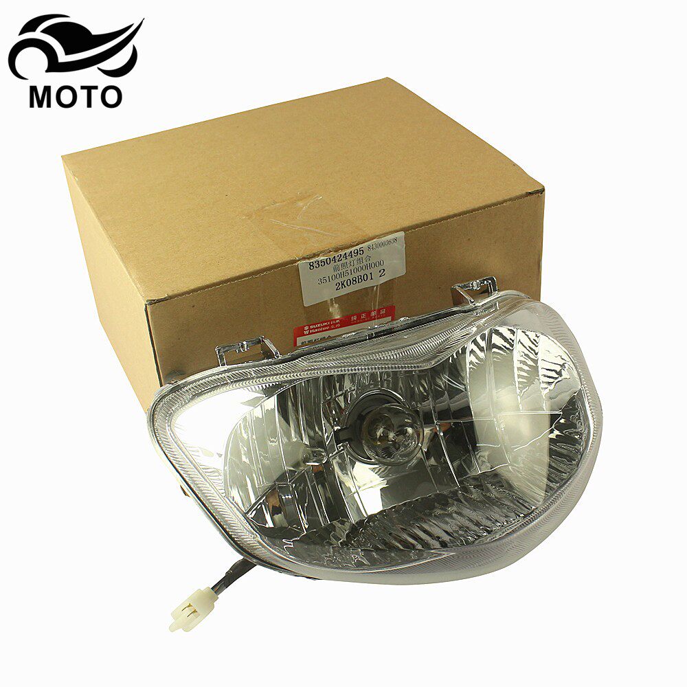 弯梁摩托车配件适用豪爵喜运HJ110-2/2C原装车头大灯前照灯总成