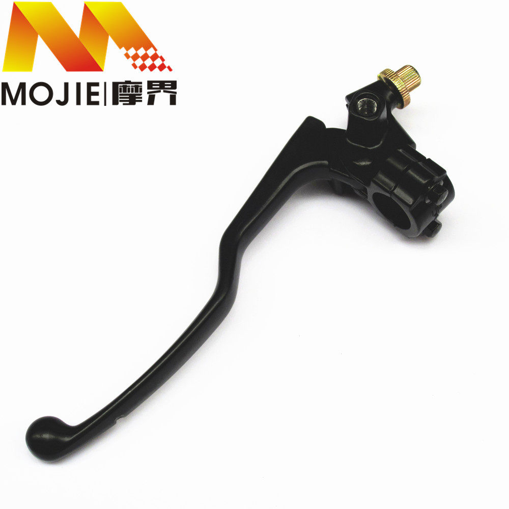 适用豪爵太子摩托车配件HJ125-8/8C/8E左手把镜座离合器手柄牛角