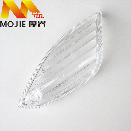 适用豪爵红/蓝/金巨星HJ125T-7/8/8A前转向灯壳方向灯透镜灯罩