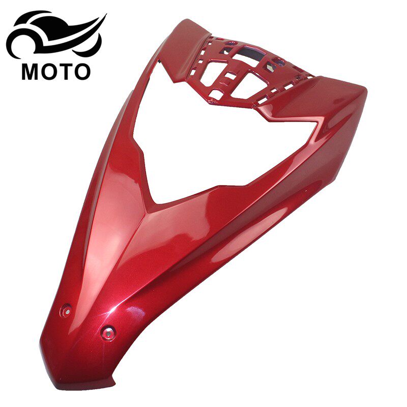 适用豪爵国四eq灵迪hj125t-18h原装前面板前斜板外壳大板面罩前盖