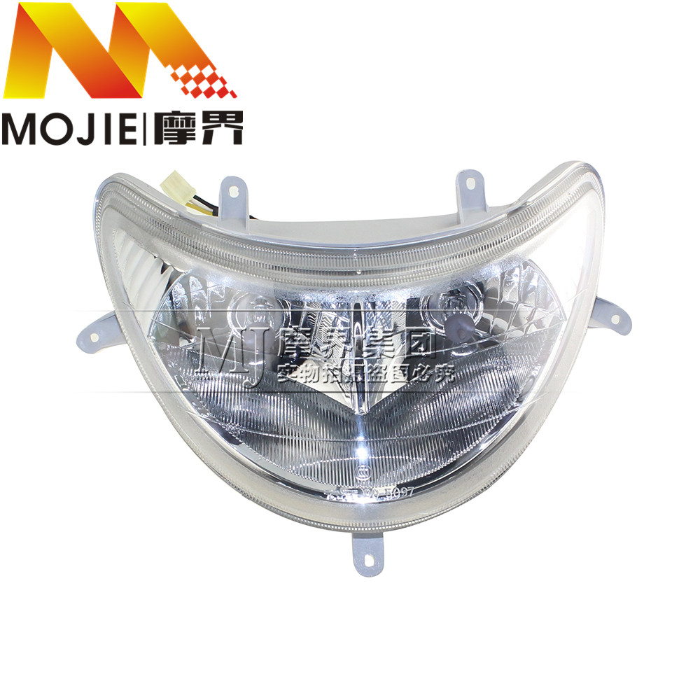 踏板摩托车配件适用铃木老款 福星HS125T-2大灯总成前照灯车头灯