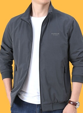 S.F Marceau~米兰时尚~匠人匠心~高端外套男春秋季立领休闲夹克衫