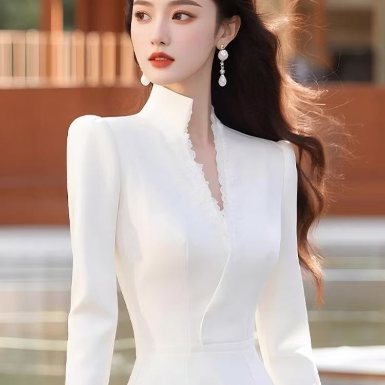 2026年名媛气质女神范高级感连衣裙
