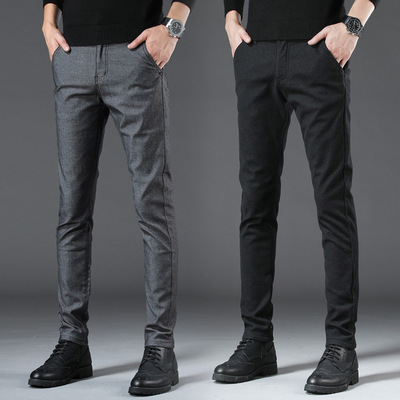 春秋休闲裤男时尚修身长裤青年潮