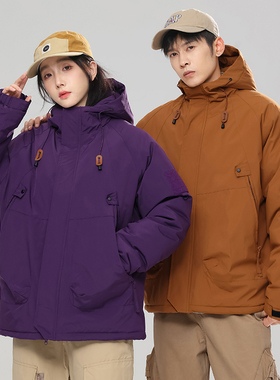 棉衣Women Men Winter Jacket thermal Windbreaker Puffer Coat