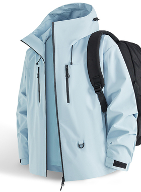 冲锋衣情侣学生夹克外套户外Waterproof Jacket Windbreaker Men