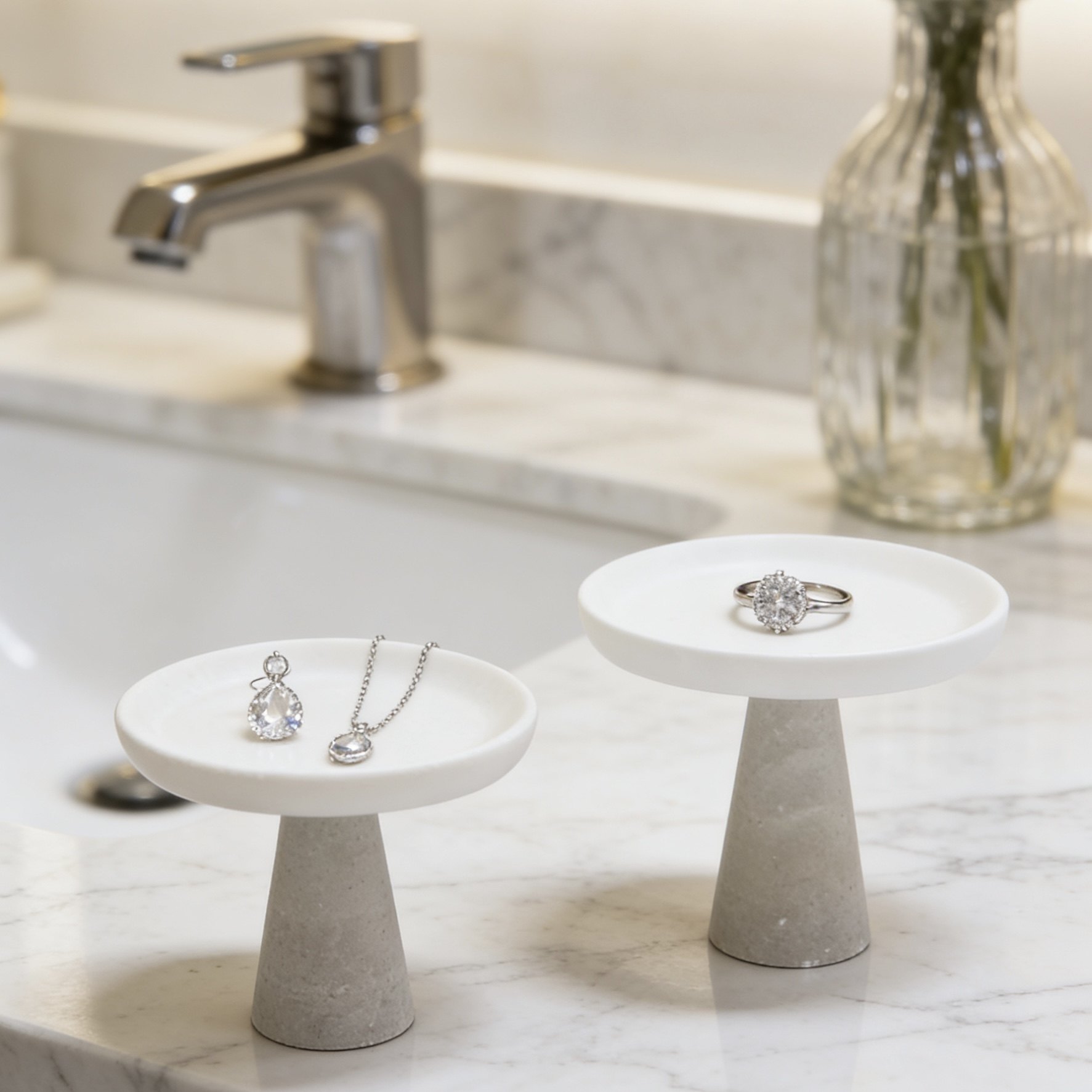 首饰托盘女生房间卧室内床头柜装饰摆放样板房展厅盘子高级感小众,家居饰品,果盘/果篓,淘宝优惠券,粉丝福利购,淘宝优惠卷