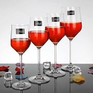 意德丽塔水晶玻璃红酒杯冷切口高脚杯家用大号香槟杯酒店葡萄酒杯