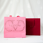 华伦天奴礼品袋礼盒手拎纸袋节日送礼礼品袋