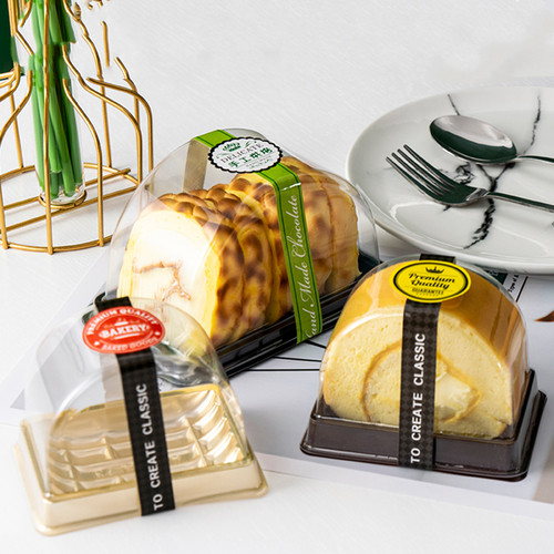 蛋糕卷切块瑞士卷虎皮卷蛋糕盒子