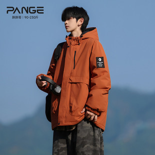 宽松保暖外套男款 胖胖哥石墨烯冲锋衣棉服男冬季 痞帅棉衣加厚大码