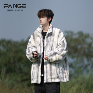 棉袄潮牌羊羔毛棉服 胖子宽松大码 胖胖哥羊羔绒棉衣外套男冬季 新款