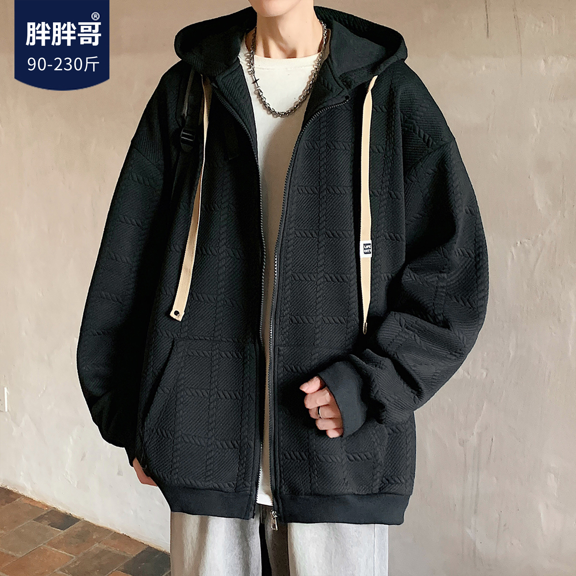 港风胖胖哥潮宽松卫衣