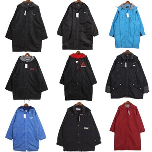vintage古着原宿街头潮牌撞色冲锋衣户外冬季保暖棉服男女外套G12