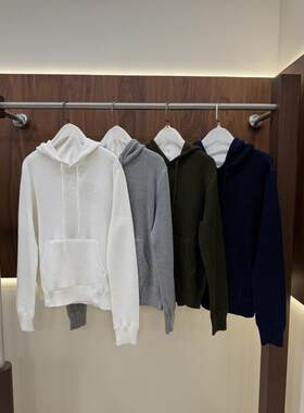连帽针织衫女宽松百搭秋装加厚