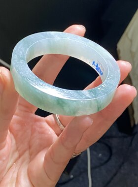 33CT26果敢翡翠 51+ 缅甸翡翠镯子玉石手镯玉镯定制 私自拍下无效