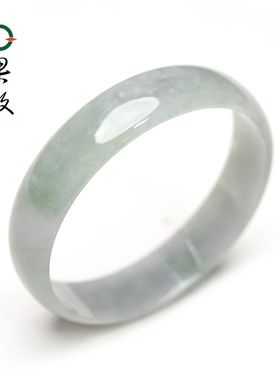 X24743果敢翡翠 52.1翡翠手镯玉镯玉手镯缅甸A货玉石手镯玉镯子