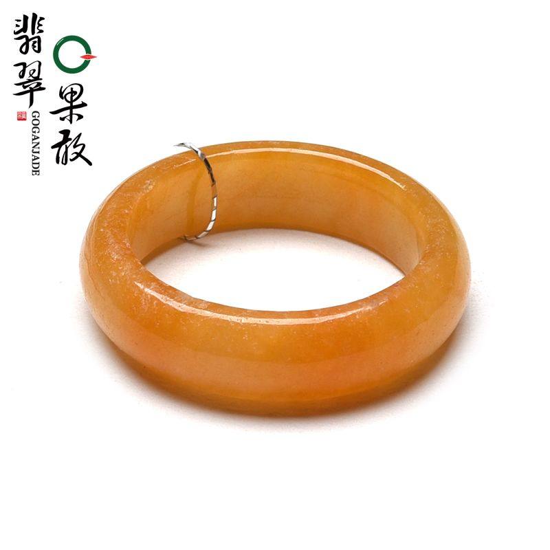 X26550果敢翡翠 19.4黄翡翡翠戒指玉指环缅甸A货玉石戒指,珠宝/钻石/翡翠,戒指/指环,淘宝优惠券,粉丝福利购,淘宝优惠卷