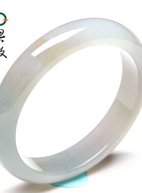 X26937果敢翡翠 60.9翡翠手镯玉镯玉手镯缅甸A货玉石手镯玉镯子