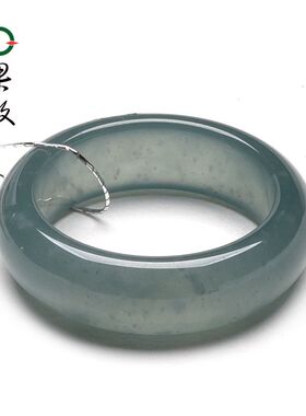 X26552果敢翡翠 18.6蓝水翡翠戒指玉指环缅甸A货玉石戒指