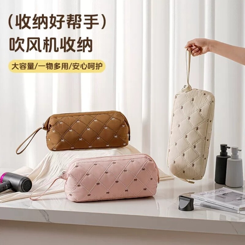 吹风机收纳包旅行外出卷发棒夹板收纳袋便携电吹风防尘保护套防水