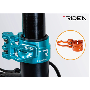 瑞宜达RIDEA大行P18 PKA015 P10折叠车双座管束双扣坐杆夹座杆夹