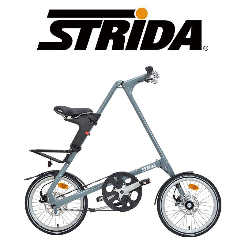 英国 STRiDA 折叠车 18寸SX 单速钢丝轮组折叠自行车简单快速折叠