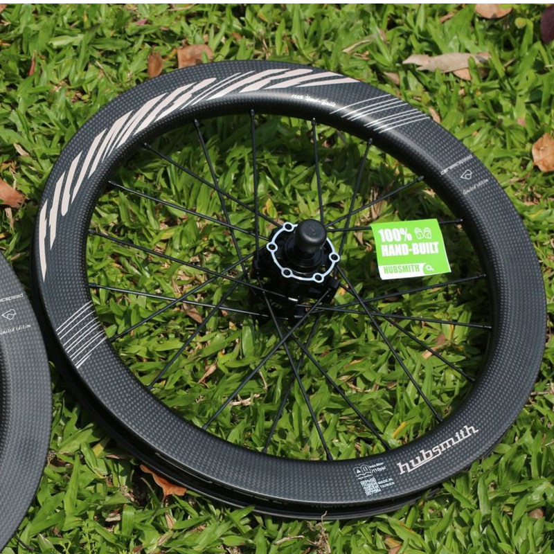 Hubsmith 鸟车Birdy折叠车355/406轻量化6钉碟刹陶培碳轮组