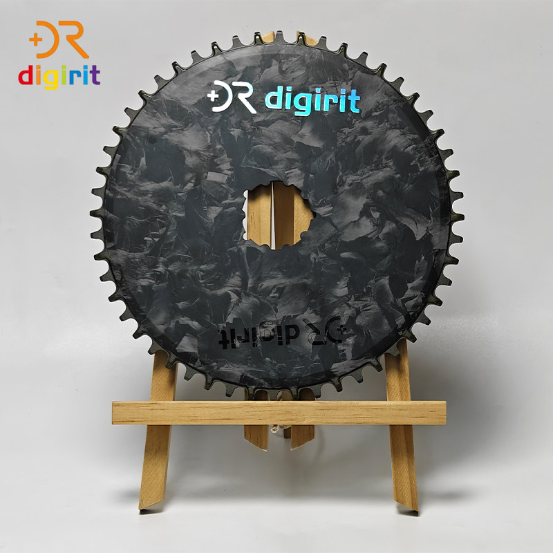 台湾Digirit碳纤维牙盘 BCD110130五爪款三钉直装小布用现货