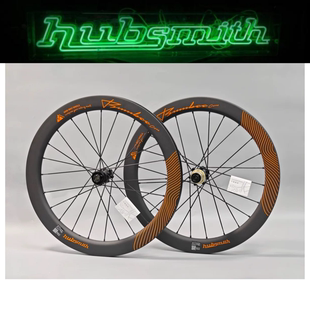 Hubsmith 小布折叠车Gline专用20寸/406/24孔轻量碳纤维轮组