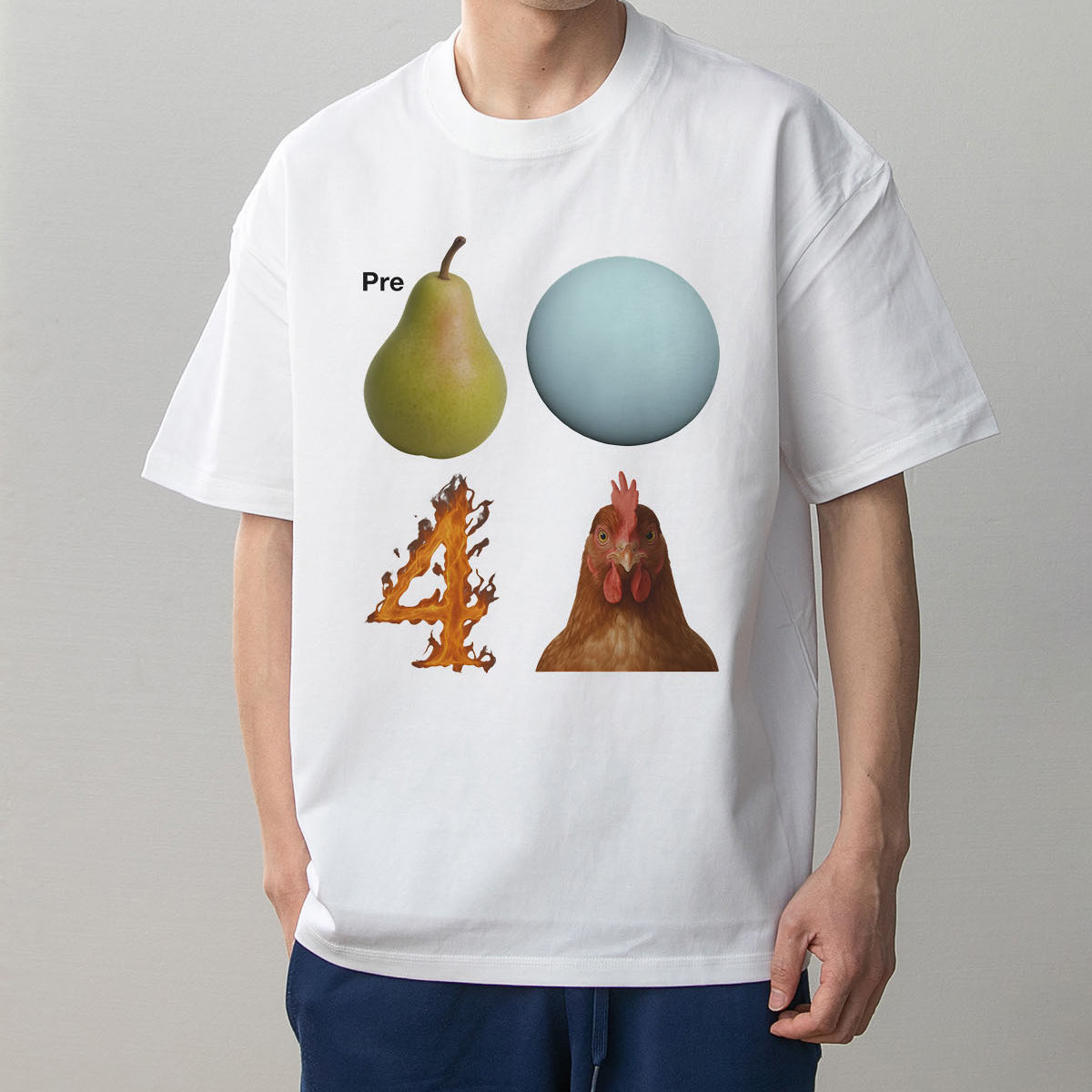 数码直喷Prepare Uranus For Cock印花夏季情侣装全棉短袖T恤男女