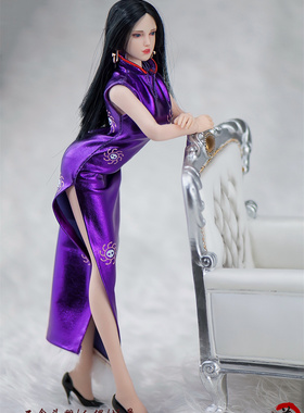 六道工坊LIFS23CL02 1/6海贼王女帝波雅汉库克王下七武海紫色旗袍