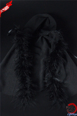 定做毛边披风空灵阁古代兵人