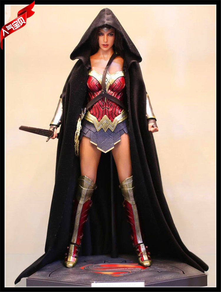 【现货】1/6 女兵人 神奇女侠 披风 适用于 hottoys ht 神奇女侠