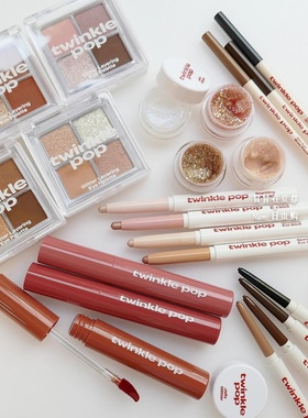 711限定！日本 twinkle pop by. CLIO 巨闪亮片眼影眼线眉笔唇釉