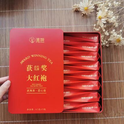【招牌大红袍】武夷岩茶 获奖大红袍礼盒送礼 茶礼水仙肉桂大红袍