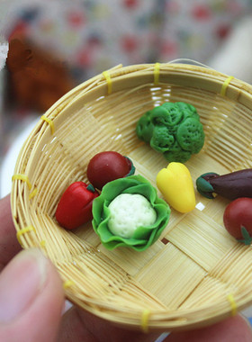 树脂娃娃屋仿真迷你蔬菜模型