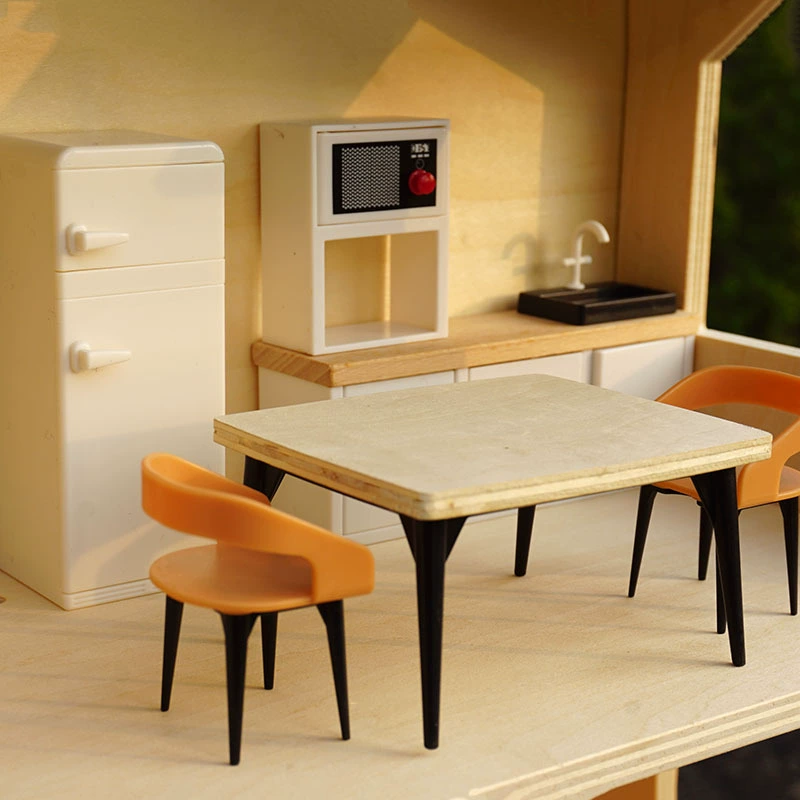 娃娃屋迷你仿真小家具厨房餐厅餐桌冰箱橱柜椅子沙发桌子玩具摆件,玩具/童车/益智/积木/模型,家居/生活场景,淘宝优惠券,粉丝福利购,淘宝优惠卷