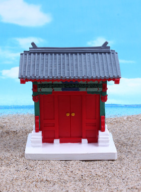 笑舍居树脂中国风桌面大门摆件