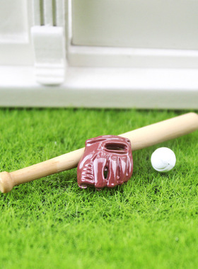 木塑料运动场景微缩运动模型