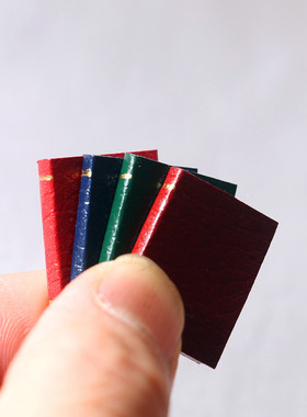 纸质复古娃娃屋书本配件