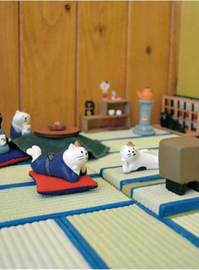 日本decole微景观场景旅猫白熊