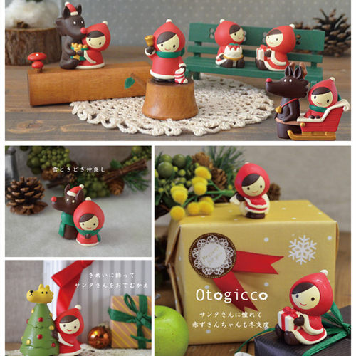 卡通小红帽拍摄道具摆件