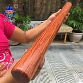 红木擀面杖家用包饺子烘焙大中小号大果紫檀老料实木质面棒防身棍