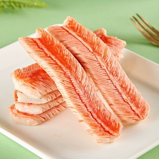 安井V形仿蟹肉蟹棒安井v型蟹柳冷冻速冻火锅丸子关东煮蟹肉块食材