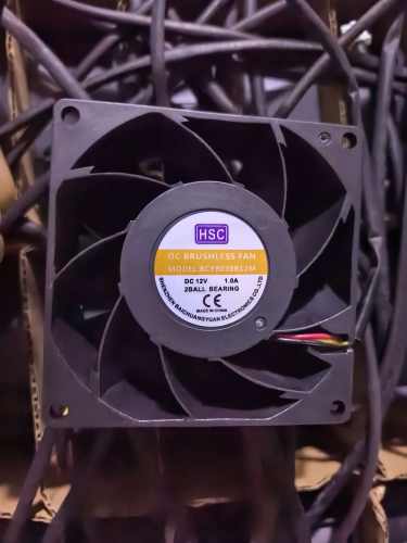 HSC BCY8038B12M DC 12V 1.0A 80x80x38mm 8厘米散热风扇