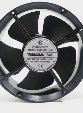 22060 全新原装电源机柜圆形散热风扇 PA2206022HBL 220V轴流风扇