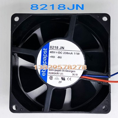 全新原装德国/ebmpapst 8218JN 8038 48V 230mA 11W 变频器风扇